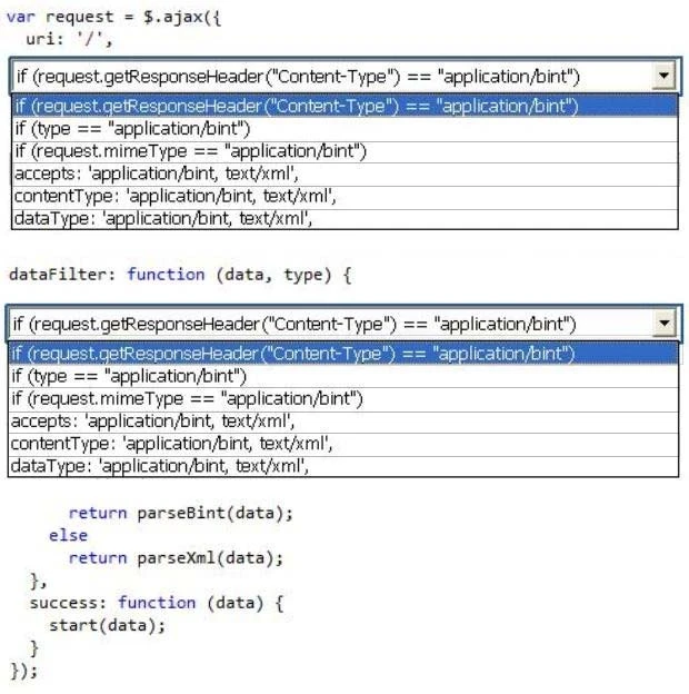 Exam 70-480: Question 8 - Image 1