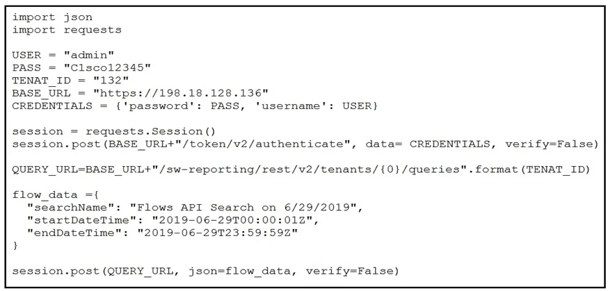 Exam 300-735: Question 6 - Image 1
