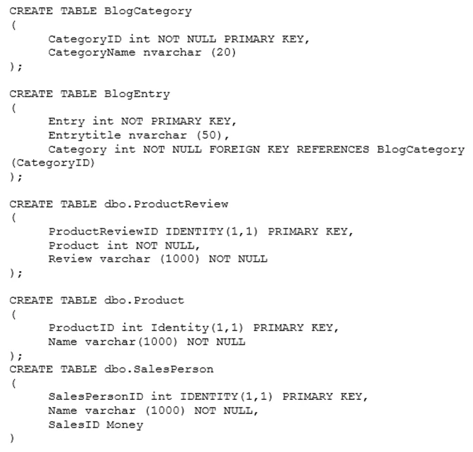 Exam 70-762: Question 8 - Image 1