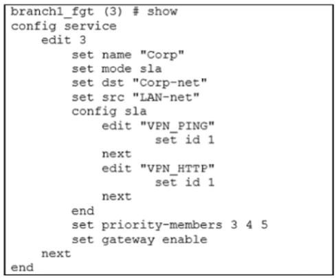 Exam NSE7_SDW-7.0: Question 4 - Image 1