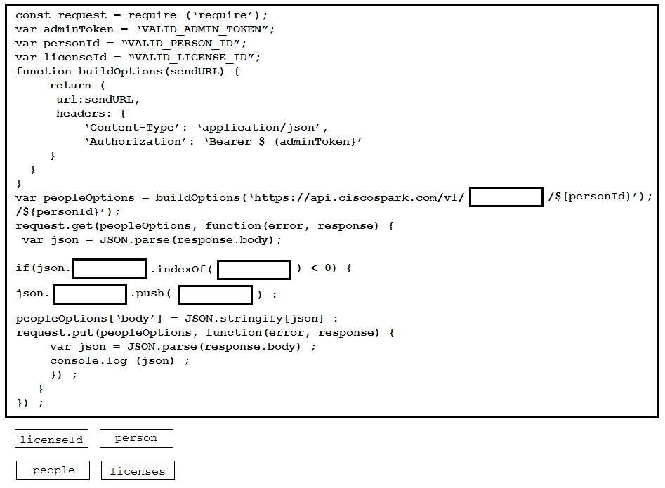 Exam 300-920: Question 9 - Image 1