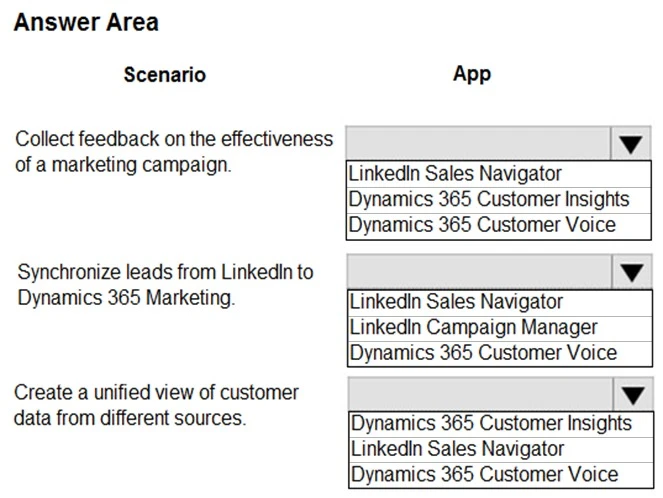 Exam MB-910: Question 4 - Image 1