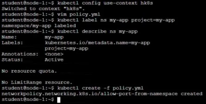 Exam CKA: Question 5 - Image 2