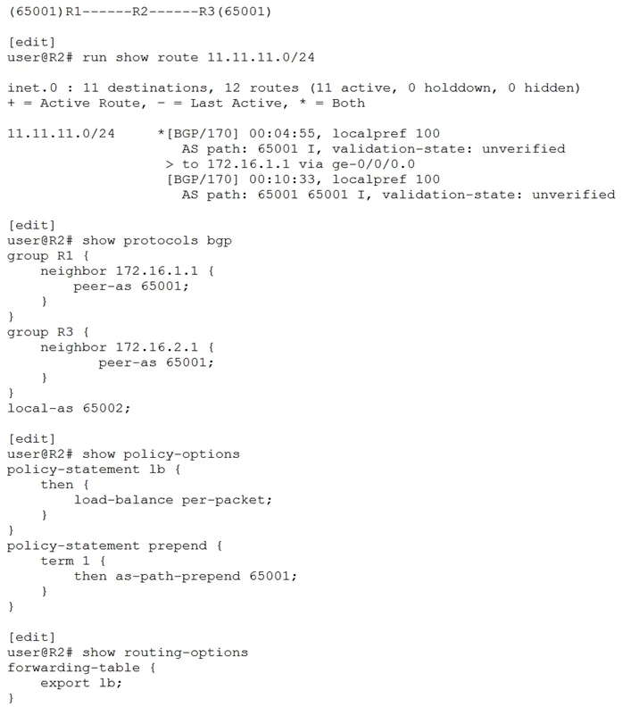 Exam JN0-663: Question 2 - Image 1
