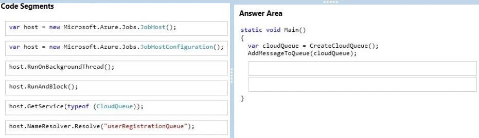 Exam 70-532: Question 3 - Image 1