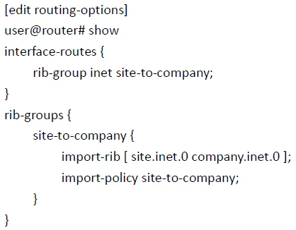 Exam JN0-660: Question 5 - Image 1