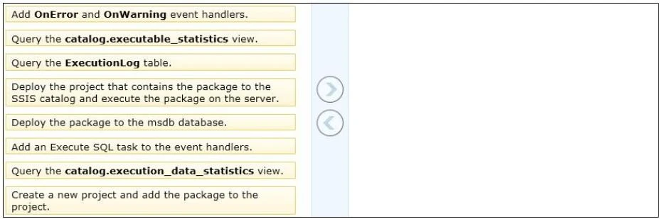 Exam 70-463: Question 4 - Image 1