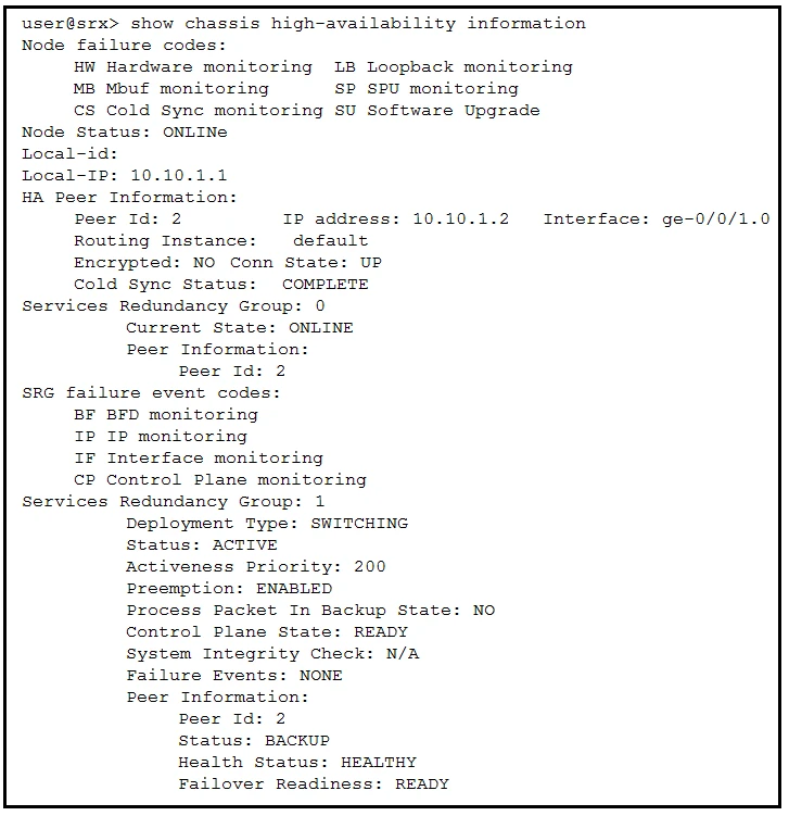 Exam JN0-637: Question 5 - Image 1