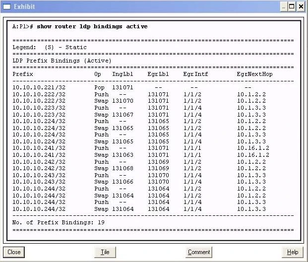 Exam 4A0-103: Question 4 - Image 1
