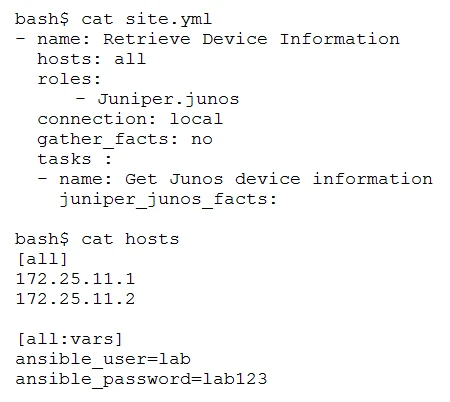 Exam JN0-221: Question 7 - Image 1