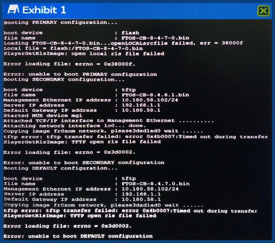 Exam DNDNS-200: Question 8 - Image 1