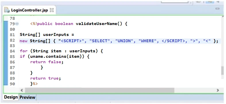 Exam 312-96: Question 1 - Image 1