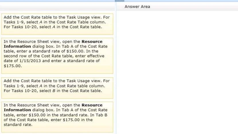 Exam 74-343: Question 6 - Image 1