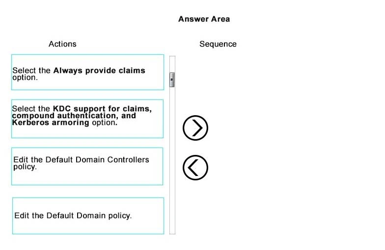 Exam 70-398: Question 9 - Image 1