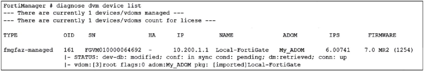 Exam NSE5_FMG-7.2: Question 7 - Image 1