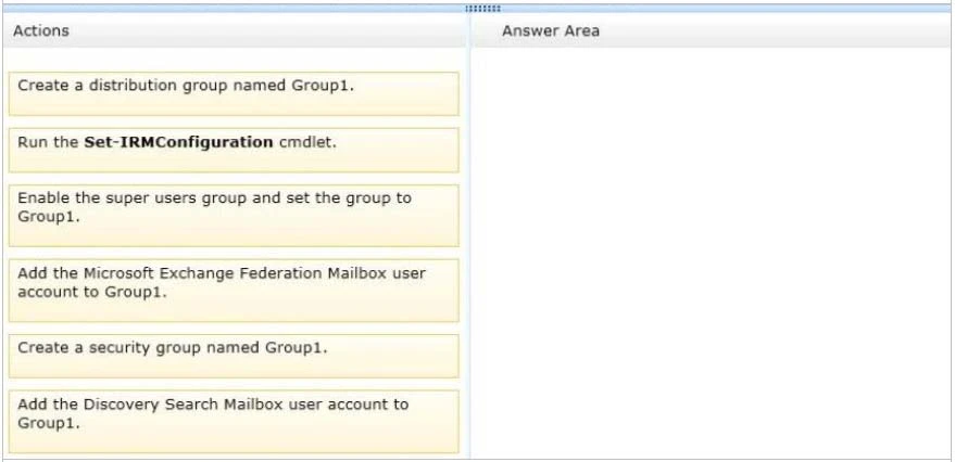 Exam 70-342: Question 1 - Image 1