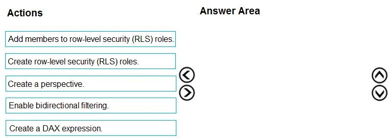 Exam DP-500: Question 4 - Image 1