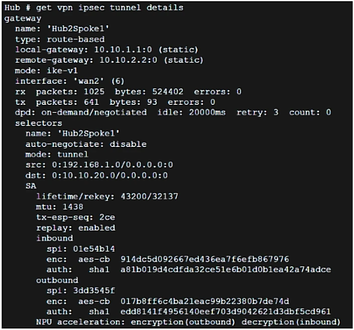 Exam NSE7_EFW-7.0: Question 8 - Image 1