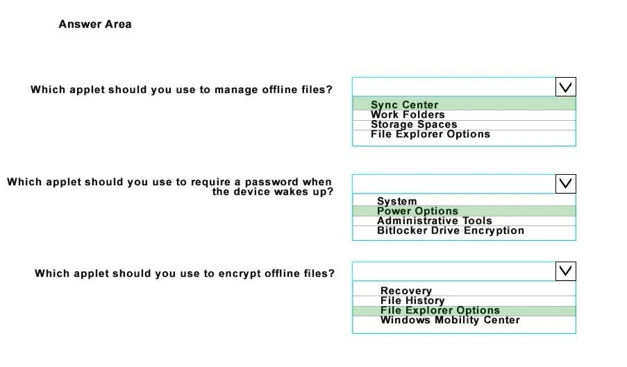 Exam 70-398: Question 3 - Image 2