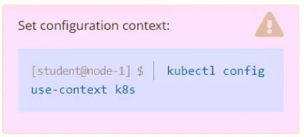 Exam CKA: Question 8 - Image 1