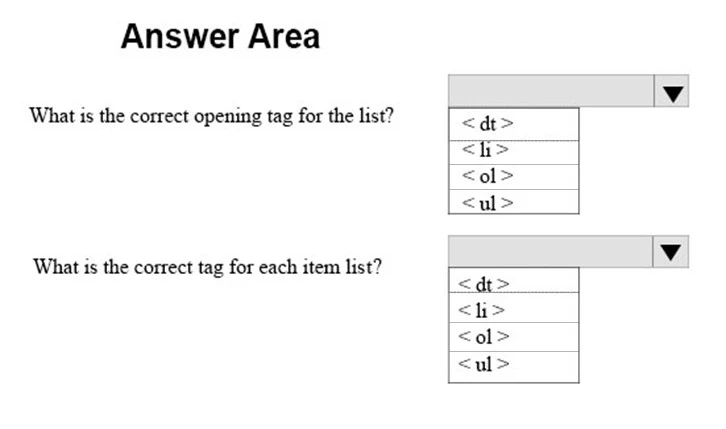 Exam 98-383: Question 3 - Image 1