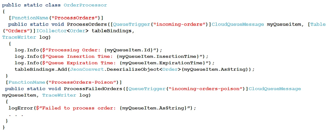 Exam AZ-203: Question 9 - Image 1