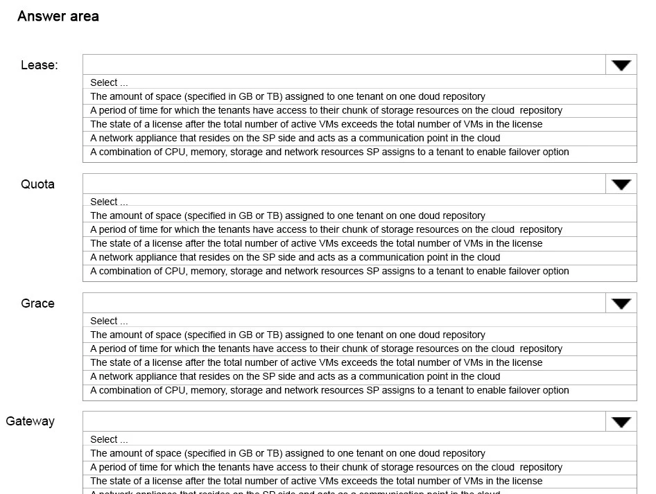 Exam VMCE_V9: Question 3 - Image 1