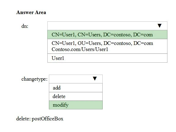 Exam 70-742: Question 8 - Image 2