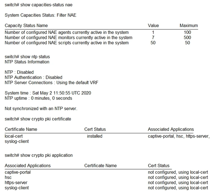 Exam HPE6-A73: Question 6 - Image 1