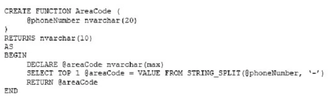 Exam 70-761: Question 8 - Image 4