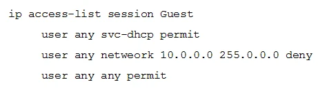 Exam HPE6-A70: Question 4 - Image 1