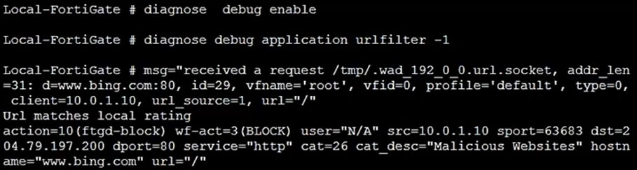 Exam NSE4_FGT-6.2: Question 9 - Image 1