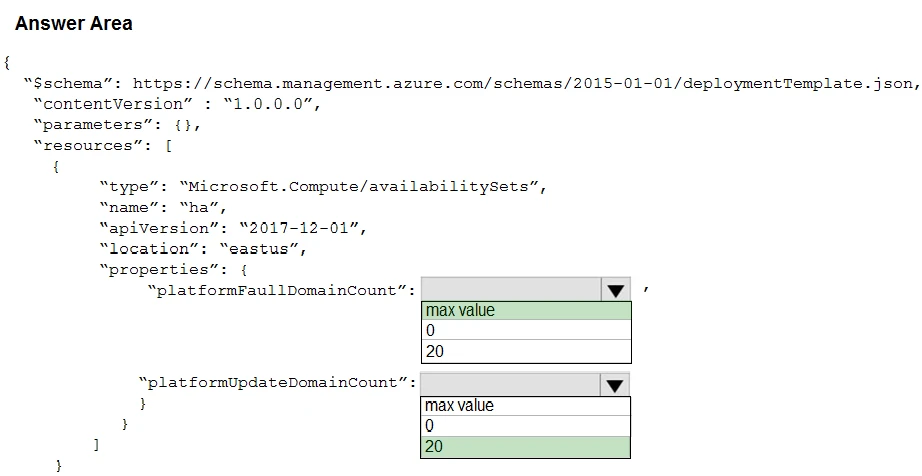 Exam AZ-103: Question 10 - Image 2