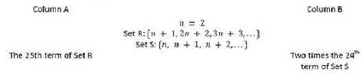 Exam GRE Section 2 Quantitative: Question 6 - Image 1