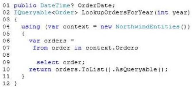 Exam 70-483: Question 5 - Image 1