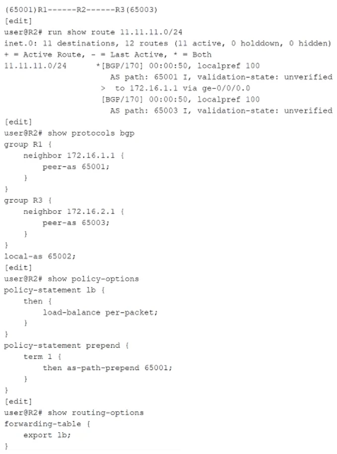 Exam JN0-664: Question 1 - Image 1