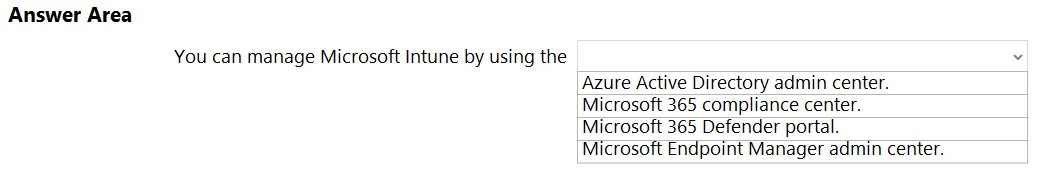 Exam SC-900: Question 4 - Image 1