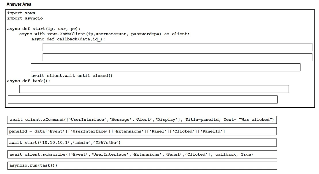 Exam 300-835: Question 4 - Image 1