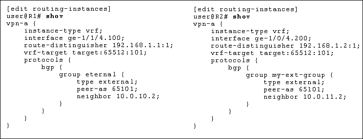 Exam JN0-662: Question 9 - Image 1