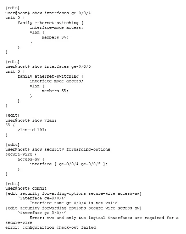 Exam JN0-634: Question 7 - Image 1