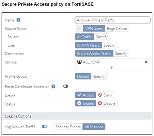 Exam FCSS_SASE_AD-23: Question 9 - Image 3
