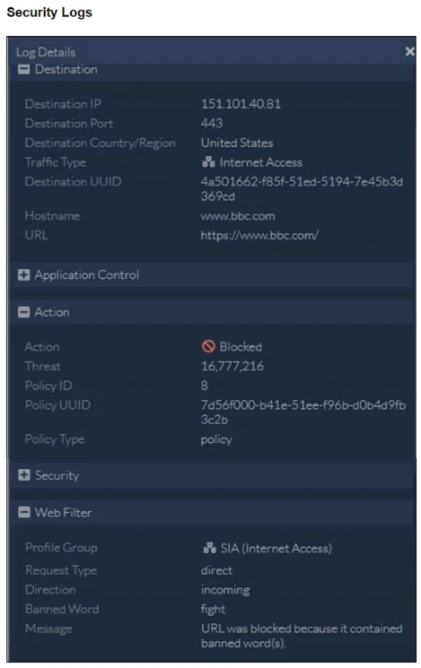 Exam FCSS_SASE_AD-23: Question 7 - Image 1