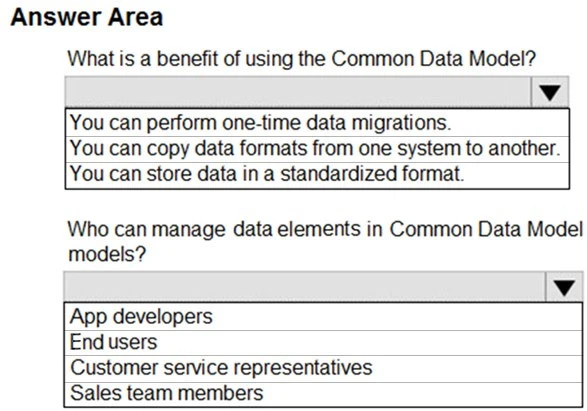Exam MB-901: Question 1 - Image 1
