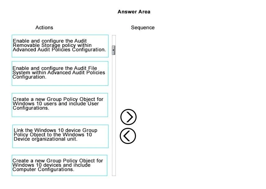 Exam 70-398: Question 6 - Image 1