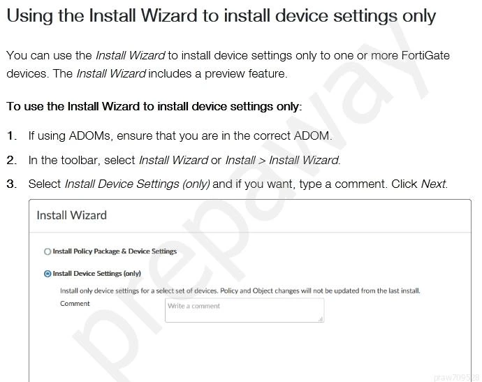 Exam NSE7_EFW-6.4: Question 1 - Image 1