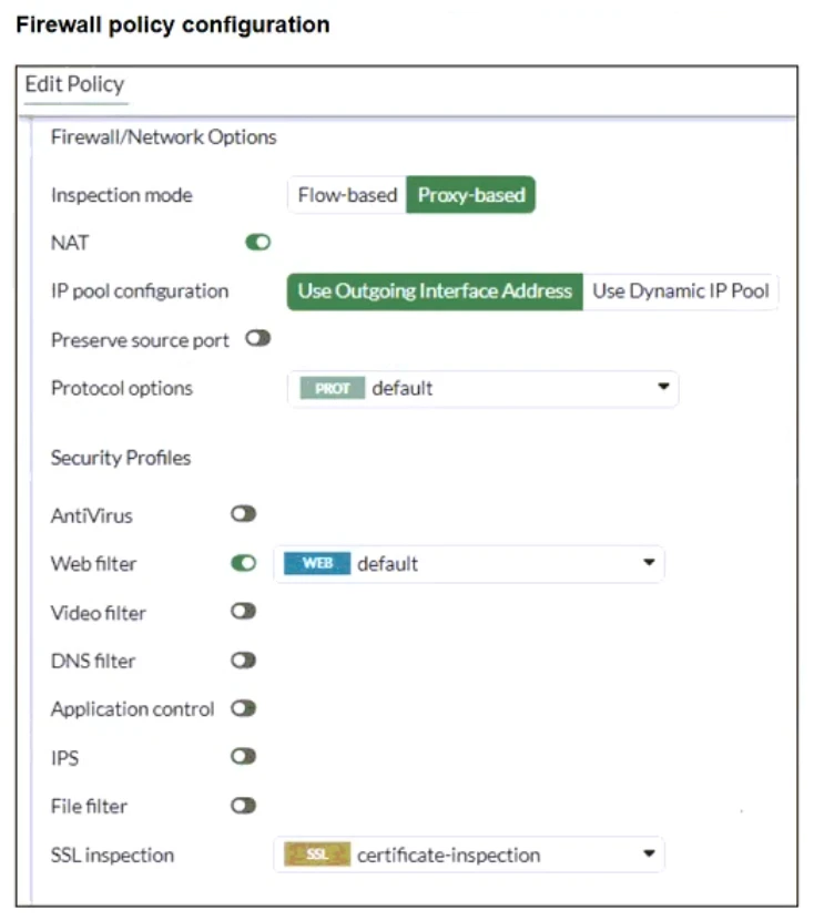 Exam NSE4_FGT_AD-7.6: Image 2