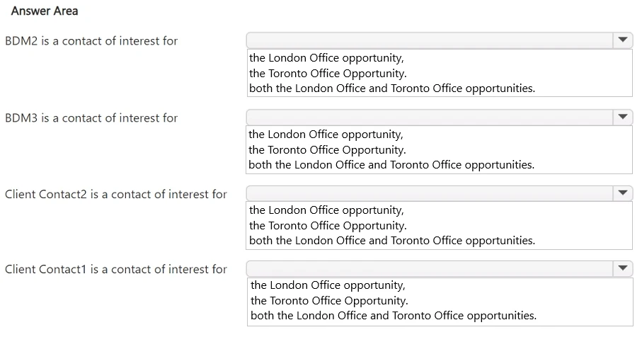 Exam MB-280: Question 1 - Image 5