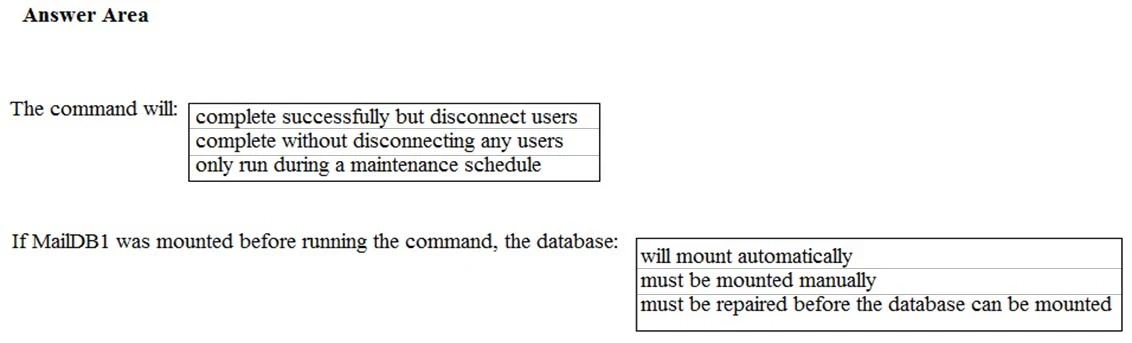 Exam MS-202: Question 6 - Image 1
