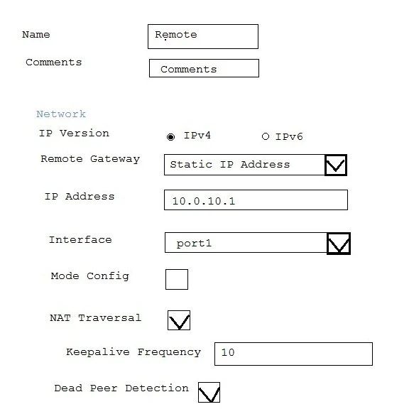 Exam NSE7: Question 1 - Image 1