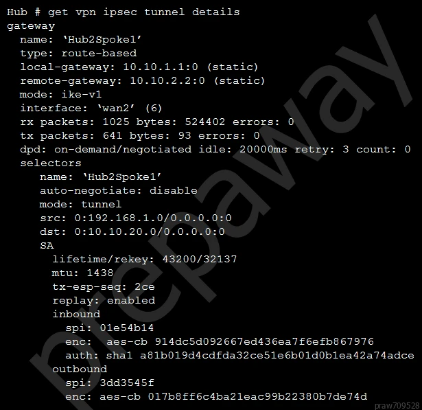 Exam NSE7_EFW-6.4: Question 2 - Image 1
